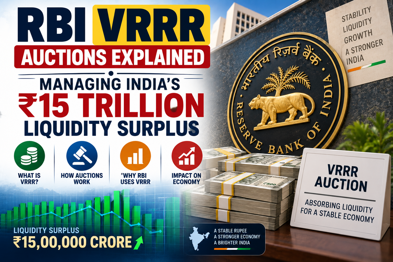 RBI VRRR Auctions Explained: India's Record ₹10-Lakh-Crore Surplus